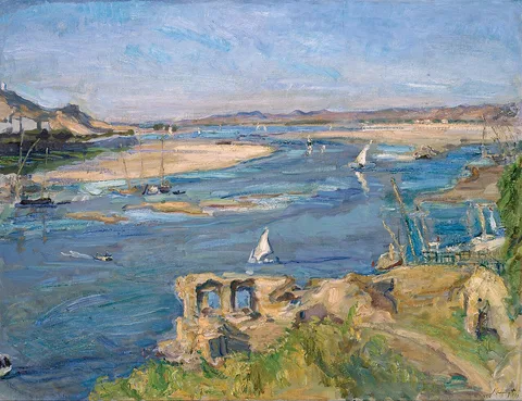 Max Slevogt, The Nile near Aswan