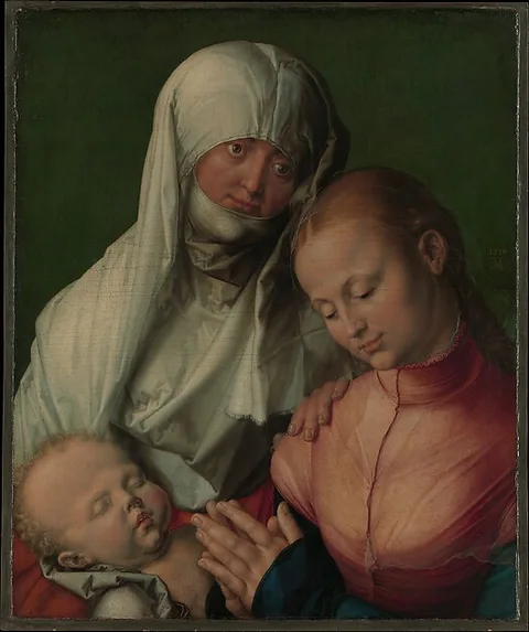 Albrecht Durer, Virgin and Child with Saint Anne