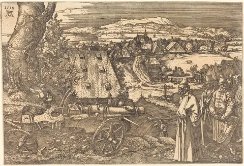 Albrecht Durer, Landscape with the Cannon
