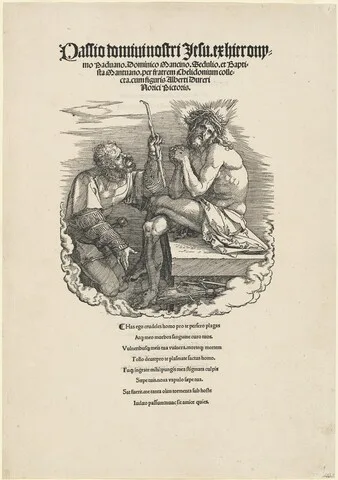 Albrecht Durer, The Man of Sorrows Mocked by a Soldier