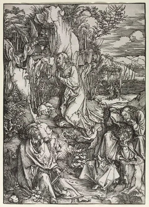 Albrecht Durer, The Large Passion: Christ on the Mount of Olives