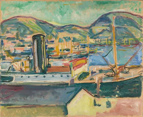 Edvard Munch, Bergen Harbour