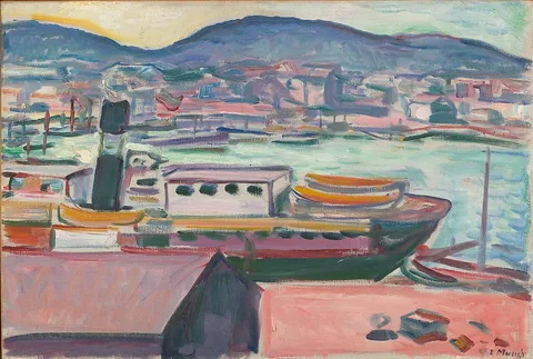 Edvard Munch, Bergen Harbour
