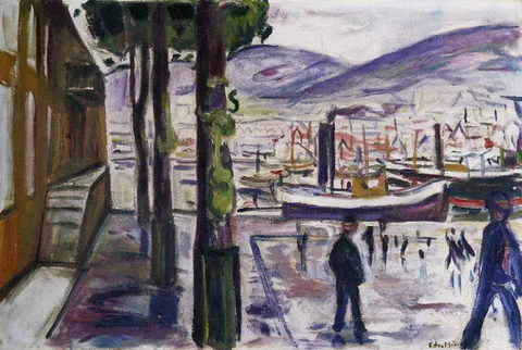Edvard Munch, Bergen Harbour