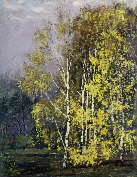 Edvard Munch, Birch Trees in the Autumn