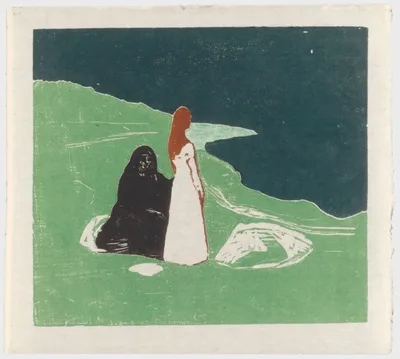 Edvard Munch, Two Women on the Shore