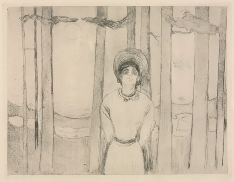 Edvard Munch, Summer Night  (The Voice)