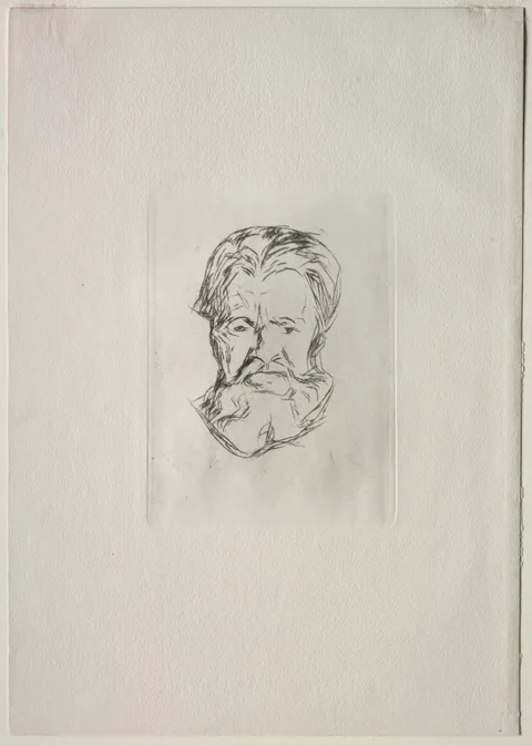 Edvard Munch, Head of a Man