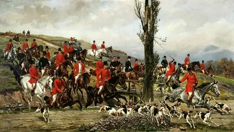 Wojciech Kossak, Imperial hunting in Gödöllő
