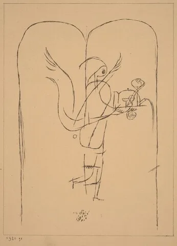 Paul Klee, A Genius Serves a Small Breakfast (Ein Genius serviert ein kleines Frühstück)