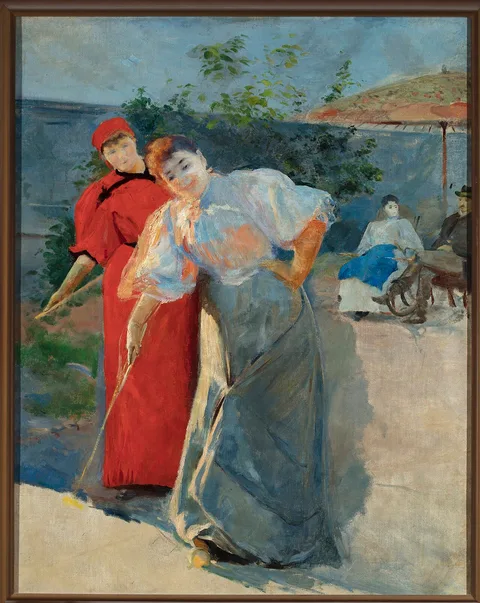 Leon Wyczółkowski, A game of croquet.