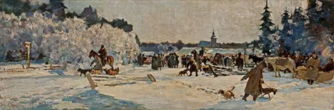 Julian Fałat, Before the Hunt in Rytwiany