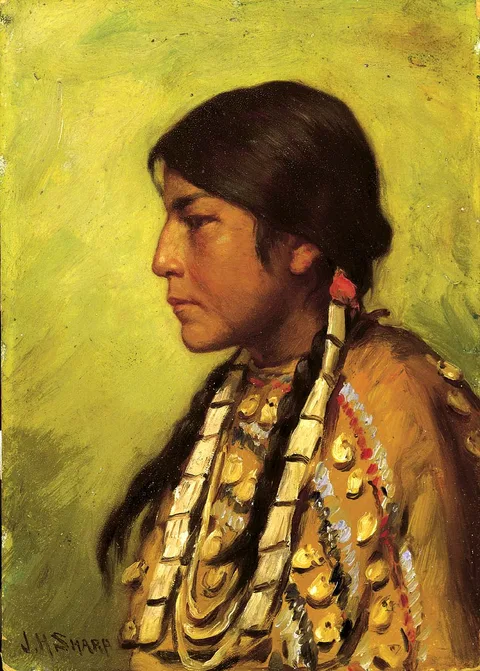 Joseph Henry Sharp, Blackfoot Girl