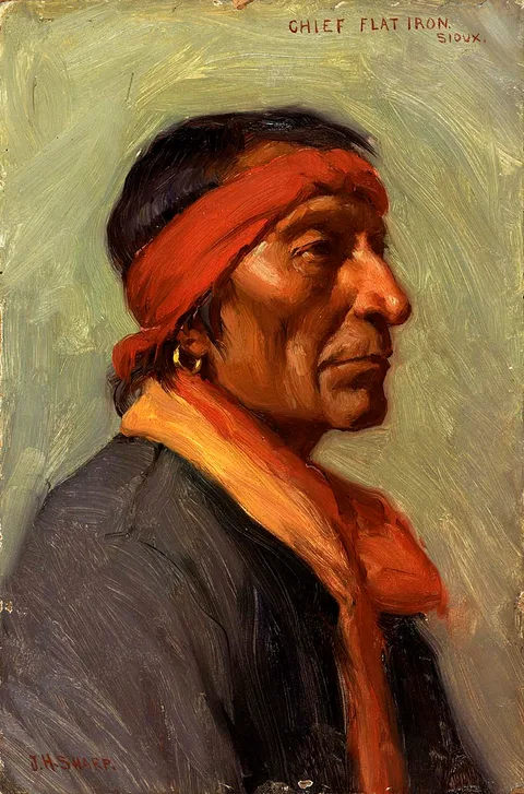 Joseph Henry Sharp, Chief Flat Iron