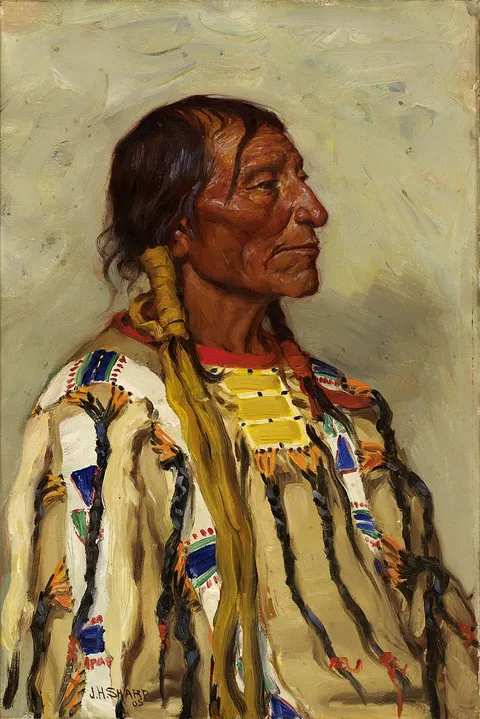 Joseph Henry Sharp, Chief Flat Iron