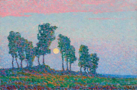 Birger Sandzén, Evening