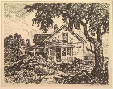 Birger Sandzén, Abandoned Farmhouse