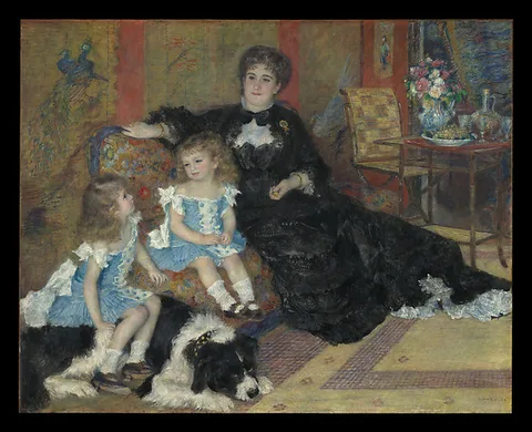 Pierre-Auguste Renoir, Madame Georges Charpentier (Marguerite-Louise Lemonnier, 1848–1904) and Her Children, Georgette-Berthe (1872–1945) and Paul-Emile-Charles (1875–1895)