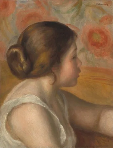 Pierre-Auguste Renoir, Head of a Young Girl