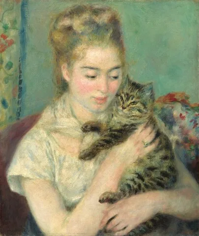 Pierre-Auguste Renoir, Woman with a Cat