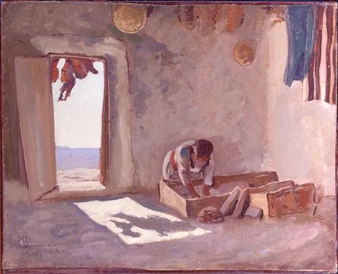 Maynard Dixon, Hopi Interior
