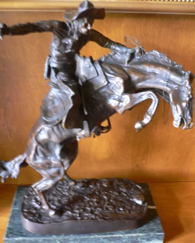Frederic Remington, The Bronco Buster (reproduction)