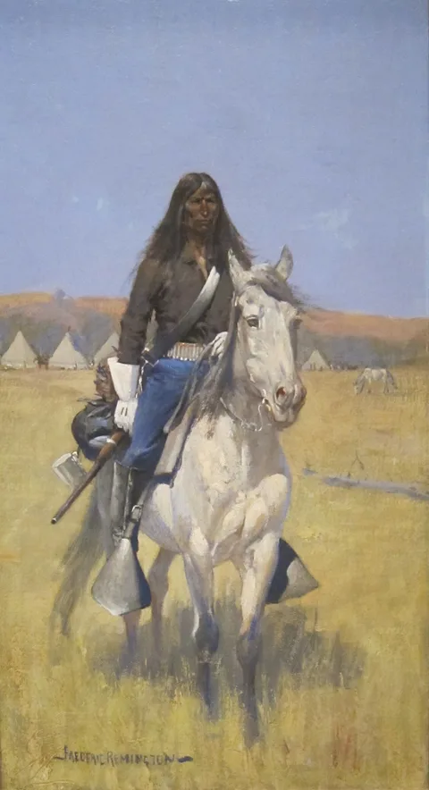 Frederic Remington, Mounted Indian Scout