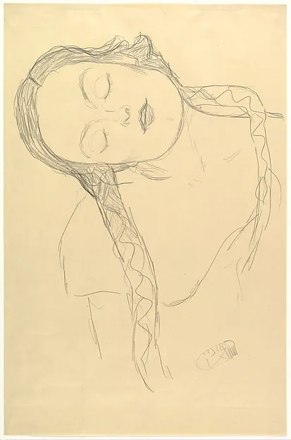 Gustav Klimt, Half-figure of a Young Woman