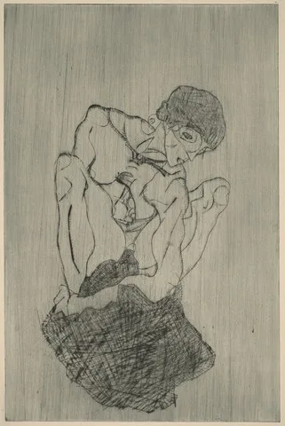 Egon Schiele, Kummernis (Sorrow)