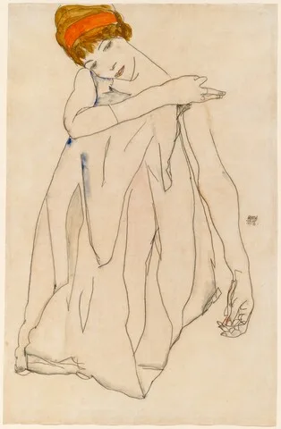 Egon Schiele, Dancer (Die Tänzerin)