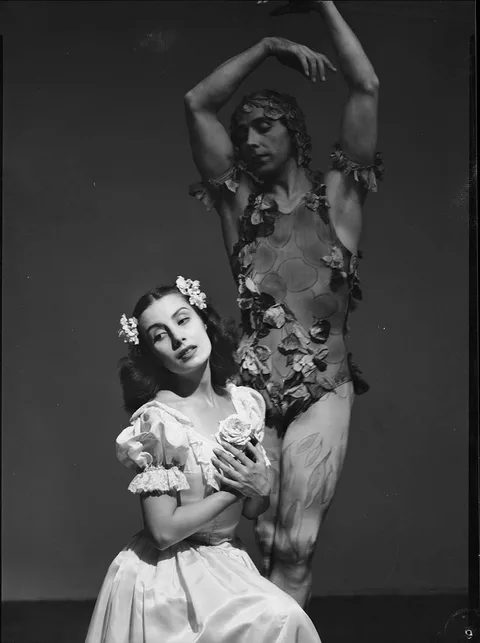 Max Dupain, Dancers Tamara Toumanova and Paul Petrov, 1940