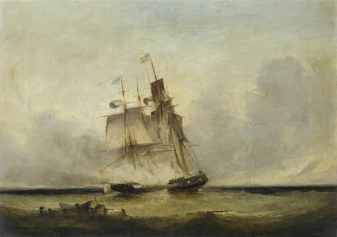 Edwin Hayes, Action between USS 'Wasp' and HMS 'Reindeer', 28 June 1814