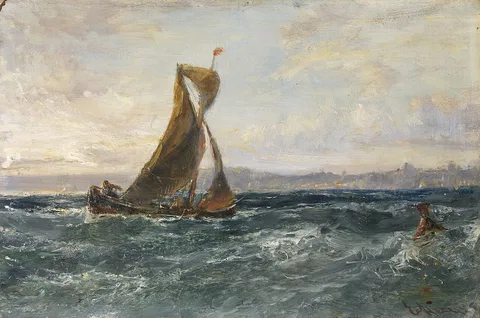 Edwin Hayes, A View of Dublin Bay