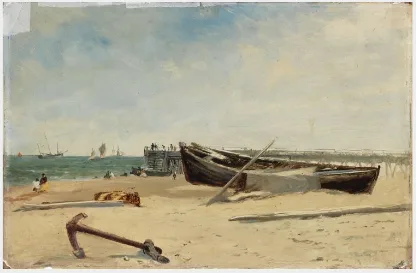 Edwin Hayes, A Coast Scene