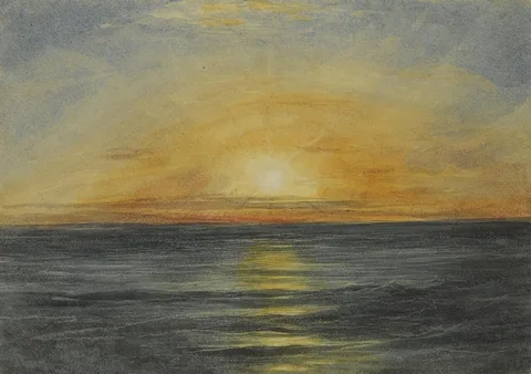 Andrew Nicholl, Sunrise on the Indian Ocean