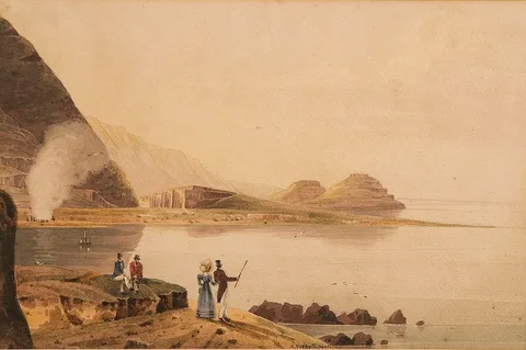 Andrew Nicholl, An Eastern view of the Giant's Causeway