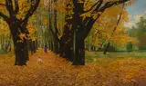 Michał Gorstkin-Wywiórski, Park in autumn