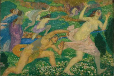 Rupert Bunny, Apollo and Daphne