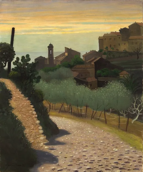 Félix Vallotton, Church Saint-Anne in Cagnes