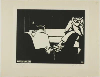 Félix Vallotton, Five O'Clock, plate seven from Intimacies