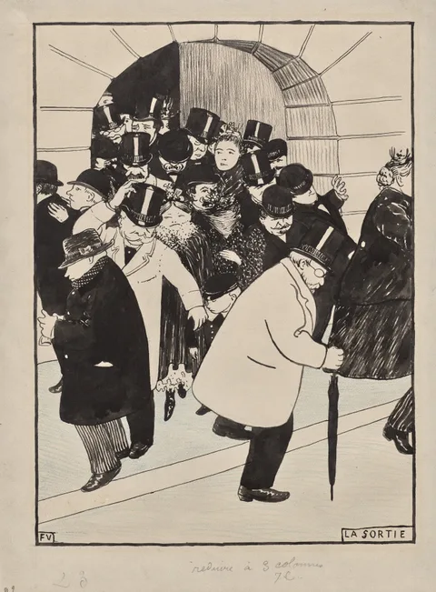 Félix Vallotton, The Exit