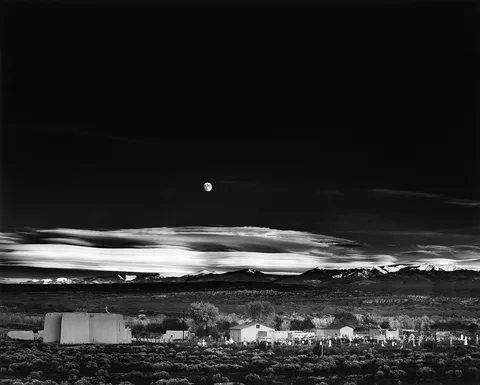 Ansel Adams, Moonrise, Hernandez, New Mexico