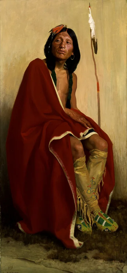 E. Irving Couse, Elk-Foot of the Taos Tribe