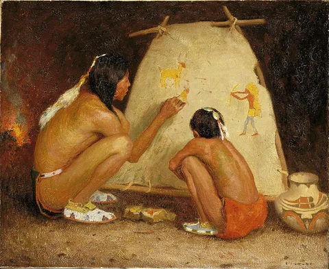 E. Irving Couse, Indian Painter