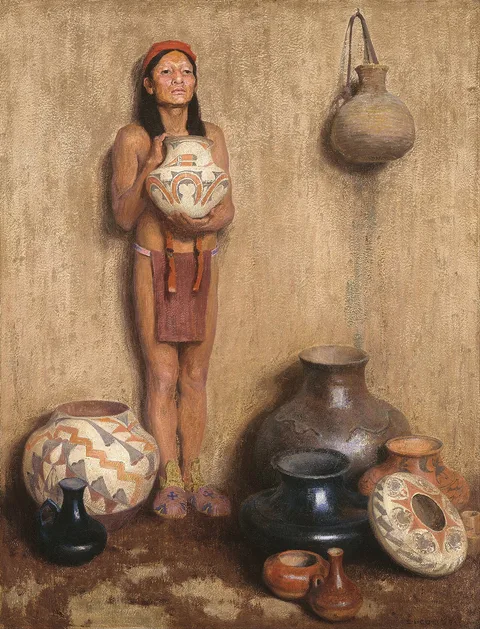 E. Irving Couse, Pottery Vendor