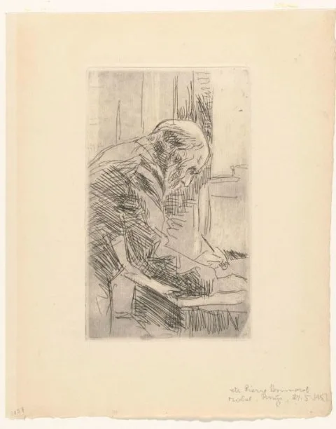 Pierre Bonnard, Portret van de kunstenaar Edouard Vuillard