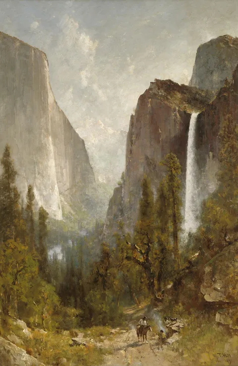 Thomas Hill, Bridal Veil Falls, Yosemite Valley