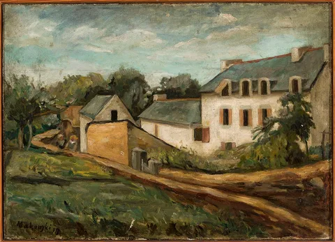 Tadeusz Makowski, Landscape from Le Pouldu