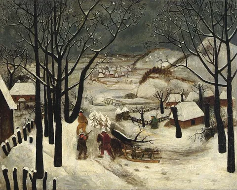 Tadeusz Makowski, Winter