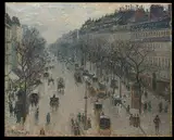 Camille Pissarro, The Boulevard Montmartre on a Winter Morning